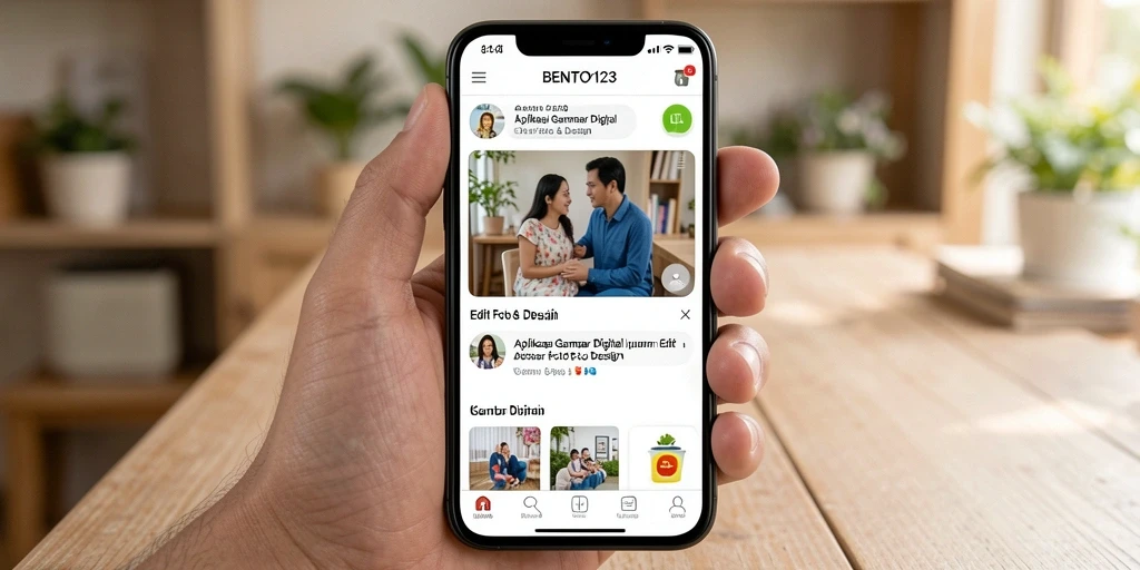 Antarmuka sederhana dan intuitif dari BENTO123.