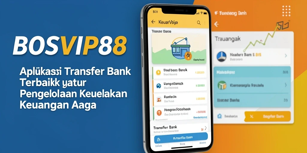 Tampilan antarmuka aplikasi BOSVIP88 yang ramah pengguna untuk Transfer Bank.