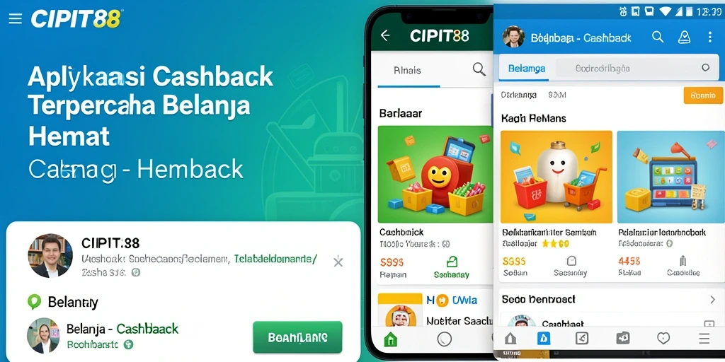 Tampilan antarmuka aplikasi CIPIT88 saat memilih cashback.