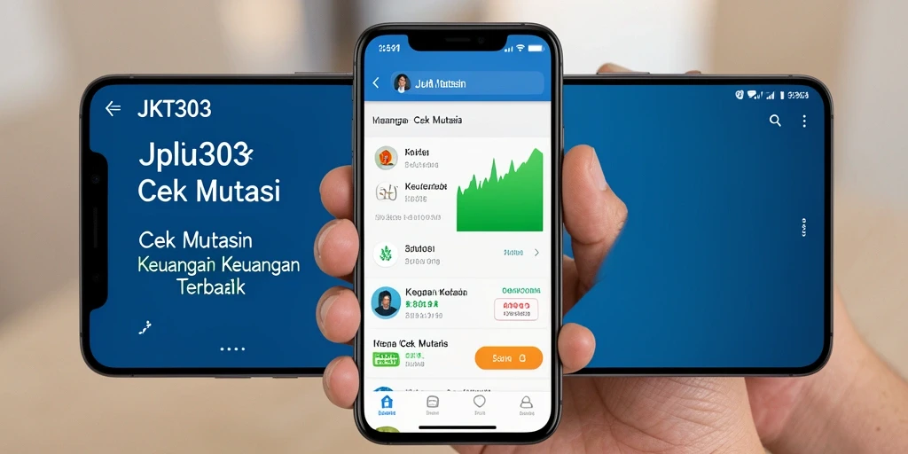 Screenshot utama JKT303 menampilkan antarmuka cek mutasi yang sederhana dan informatif.