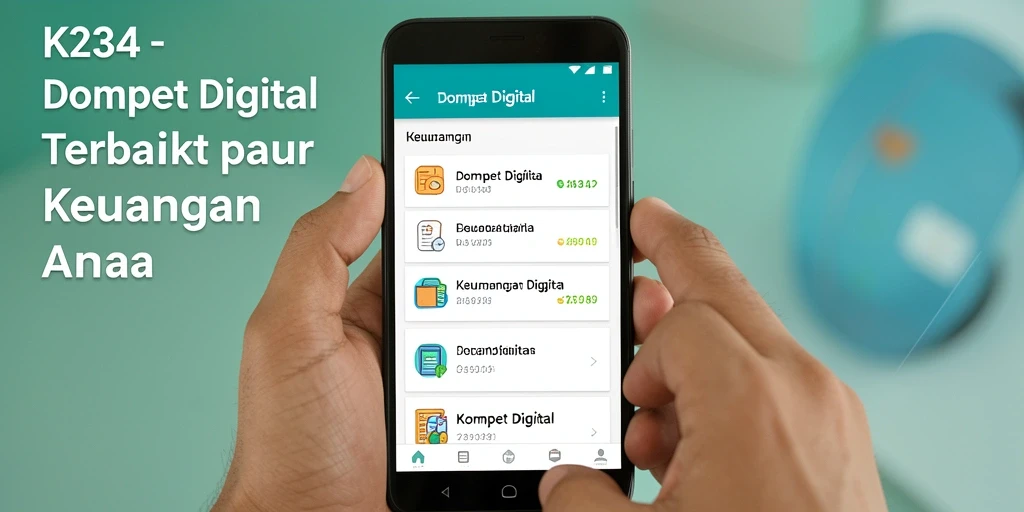 Antarmuka K234 yang sederhana dan efektif untuk Dompet Digital.